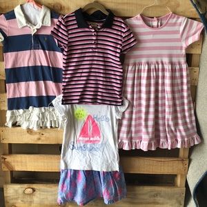 Size 5 pink and blue capsule wardrobe